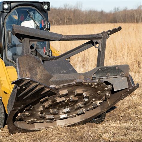 skid steer disc mulcher|skid steer forestry disc mulcher.